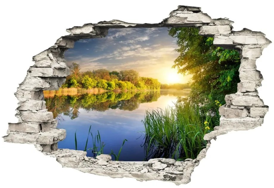 Naklejka ścienna Ambiance Jezero, 60x90 cm