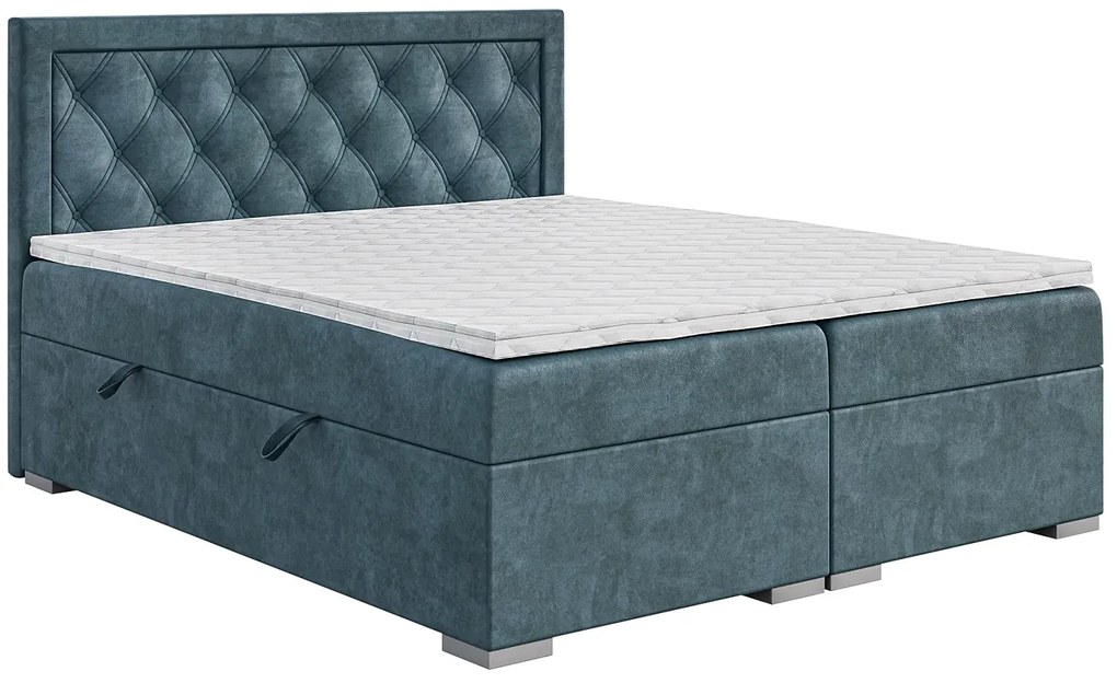 Dwuosobowe łóżko kontynentalne 200x200 Antono - 32 kolory