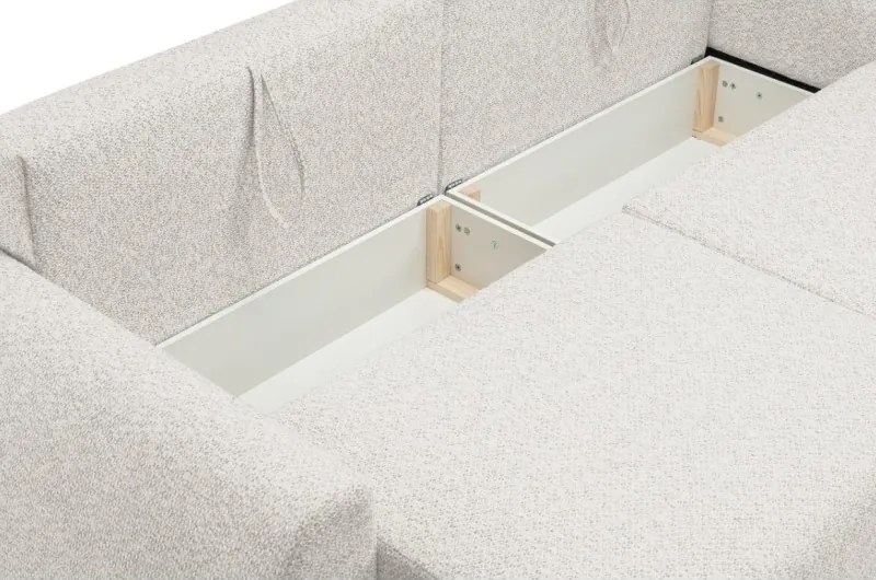 Sofa ALMI z funkcja spania i pojemnikiem JASNY BEŻ EXCITE ME 01