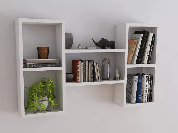 Biała wisząca półka dziecięca A1-G66