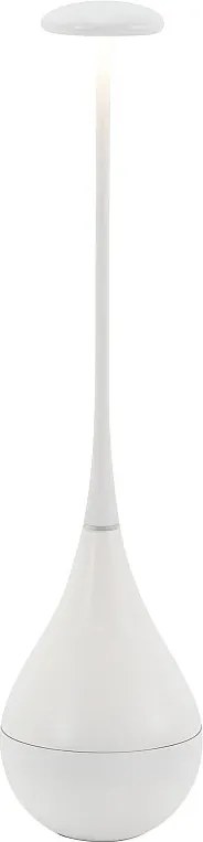 Zafferano Dondolina – Lampa stołowa LED z akumulatorem IP65, bezprzewodowa, ściemniacz dotykowy – włoski design, kolor biały