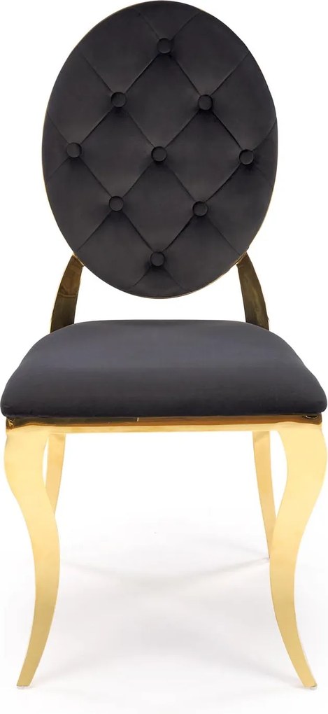 Krzesło z pikowaniem w stylu retro K556 Halmar