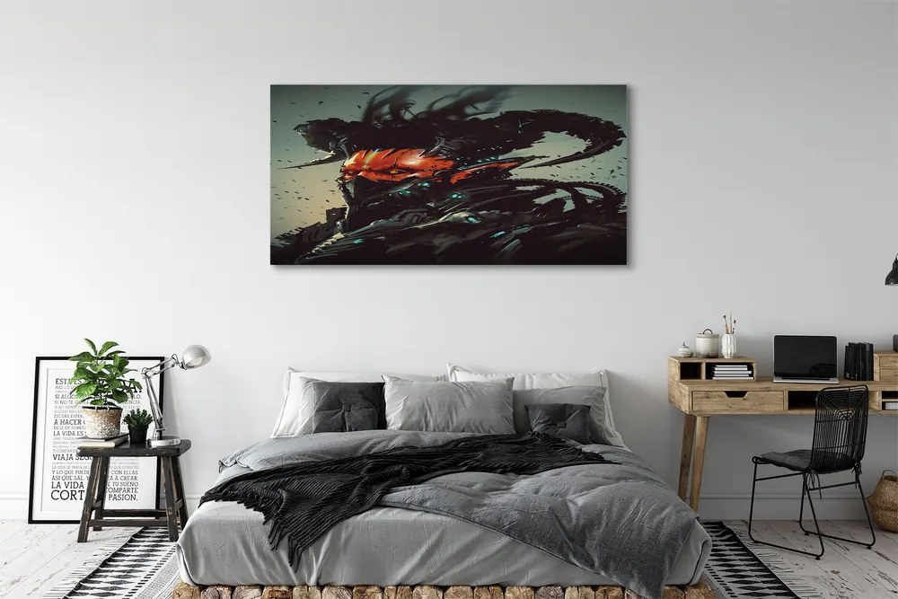 Zdjęcie na płótnie Ciemna Straszna Postać