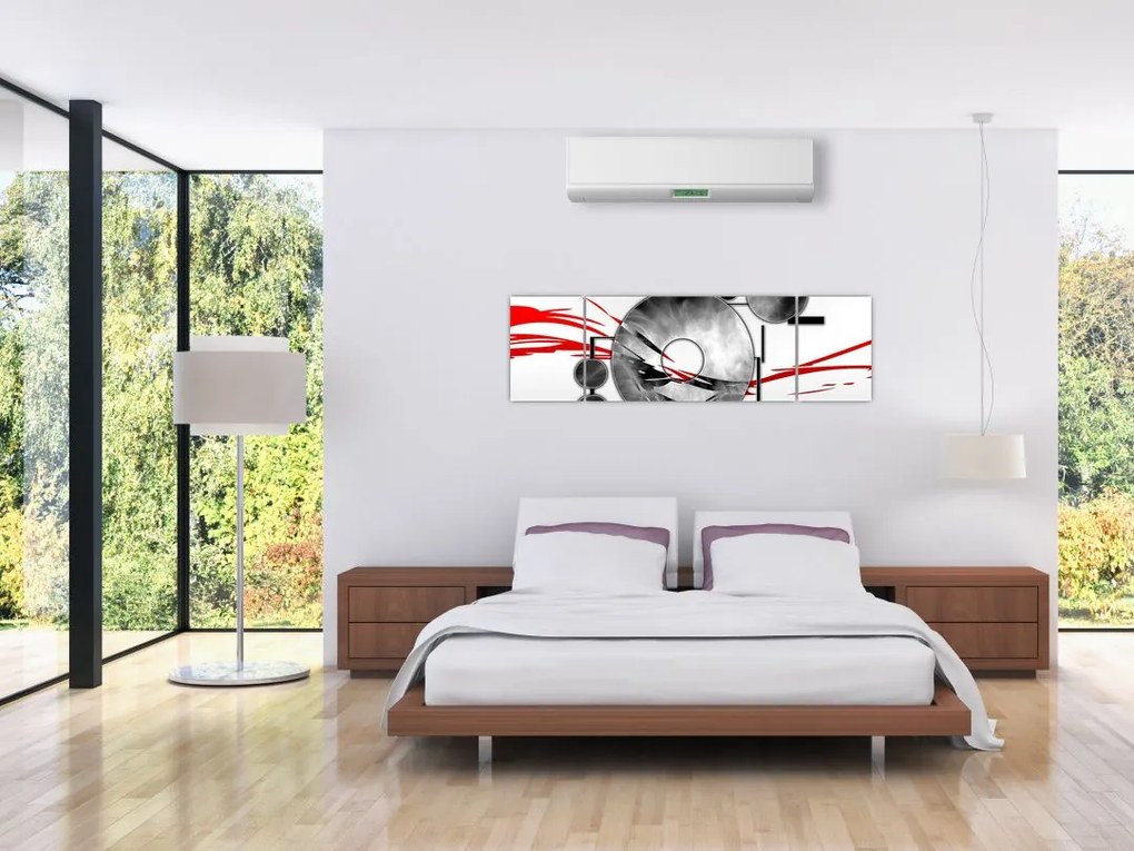 Abstrakcyjny obraz (170x50 cm)