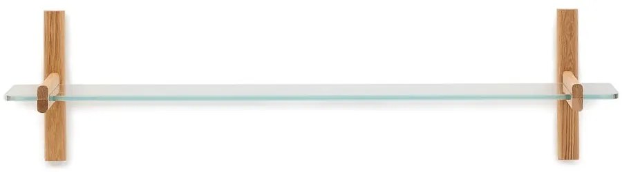 Szklany modułowy system półek w naturalnym kolorze 110x28x30,5 cm Sitra – Kave Home