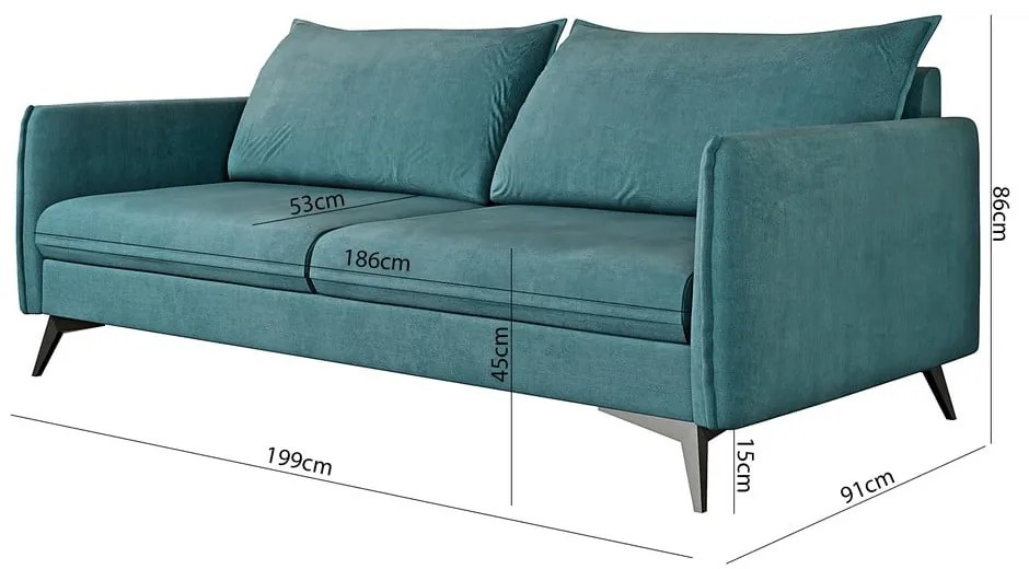 Morska sofa 199 cm Juli Bis – Ropez