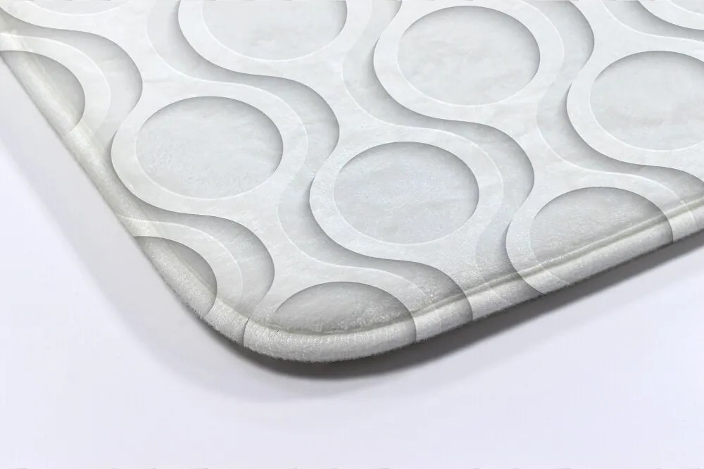 Antypoślizgowy dywanik łazienkowy Antypoślizgowy dywanik łazienkowy Koła wzór