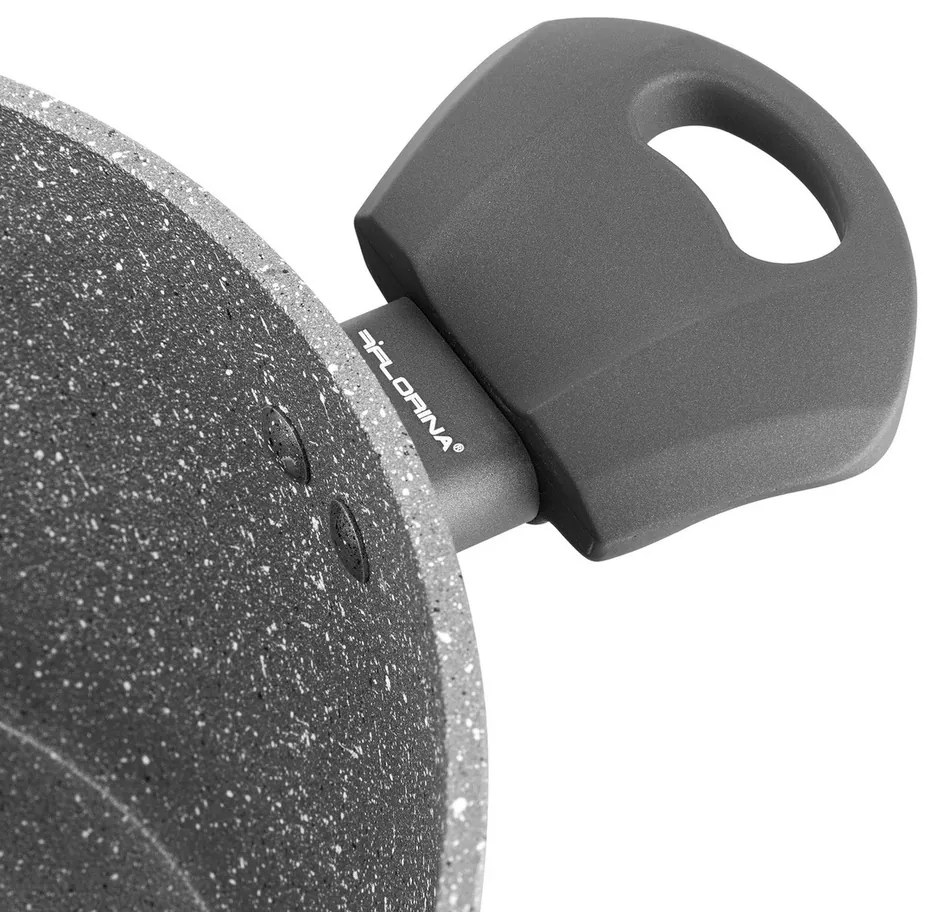 Florina Garnek z pokrywką Stone na indukcję i gaz Lava Stone MG, 16 cm, 1,2 l, śred. 16 cm