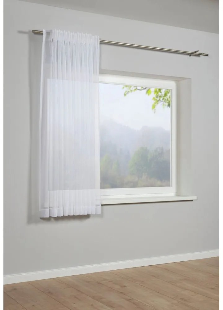 Biała firanka 175x450 cm Voile Uni – Gardinia