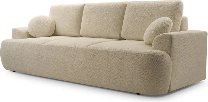 Sofa VELO z funkcja spania i pojemnikiem BEŻOWY CORAL 50