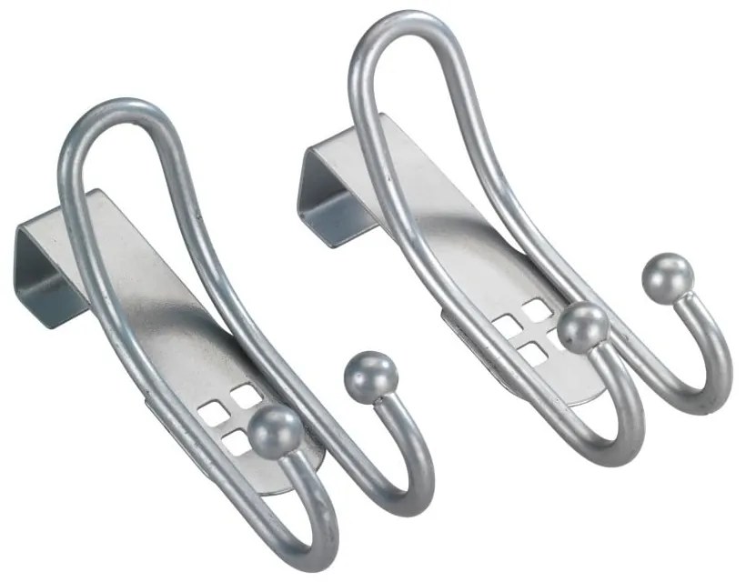 Zestaw 2 haczyków na drzwi w kolorze srebra Wenko Door Hook