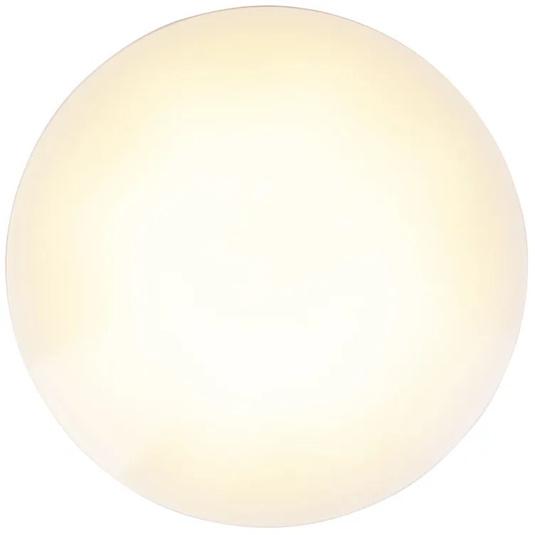 Nowoczesna lampa sufitowa biała w komplecie z LED 15W IP44 - Tiho Nowoczesny Oswietlenie wewnetrzne