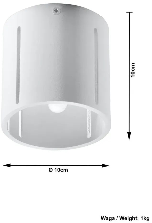 Nowoczesny okrągły plafon LED W6-L51