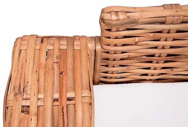 Rattanowa sofa dwuosobowa - Sigvart 2Q