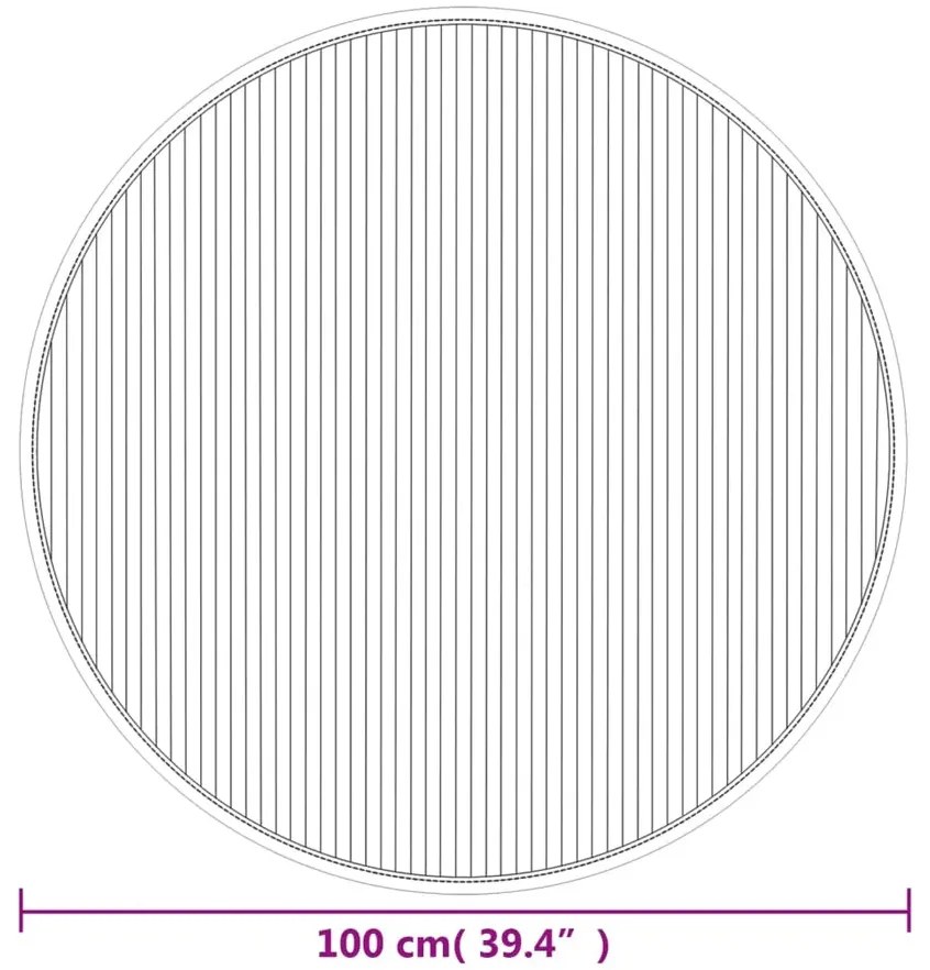 Bambusowy brązowy dywanik 100 cm - Glaso 5X