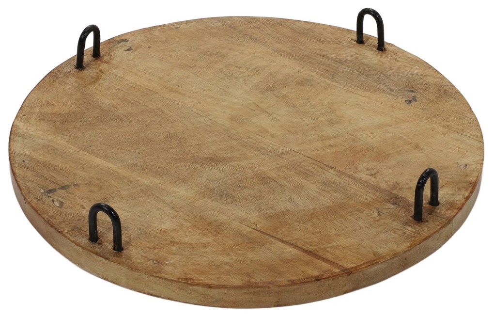 Deska do serwowania przekąsek, w stylu eko do każdej kuchni, Ø 40 cm