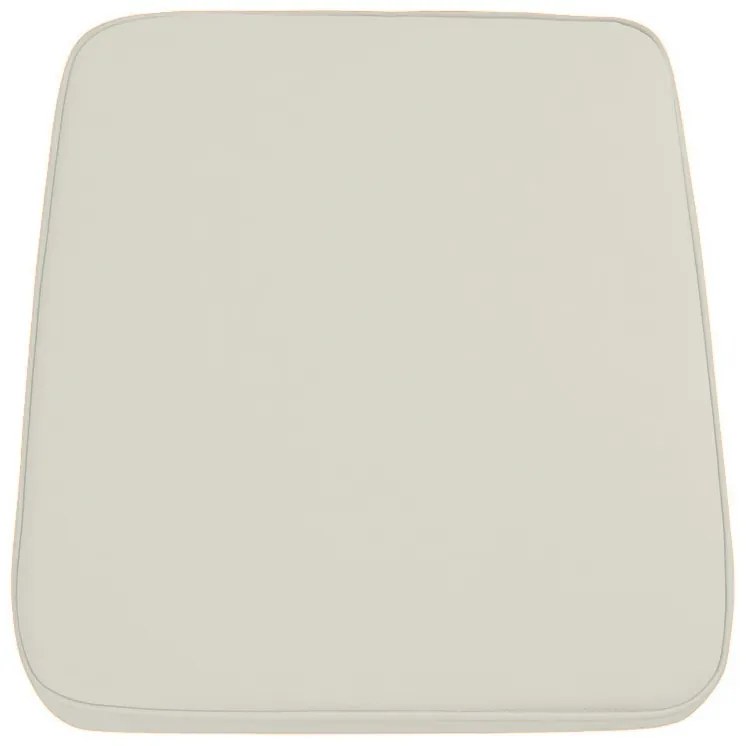 Poduszka na krzesło ogrodowe VIREON 44x45 cm, kolor kości słoniowej