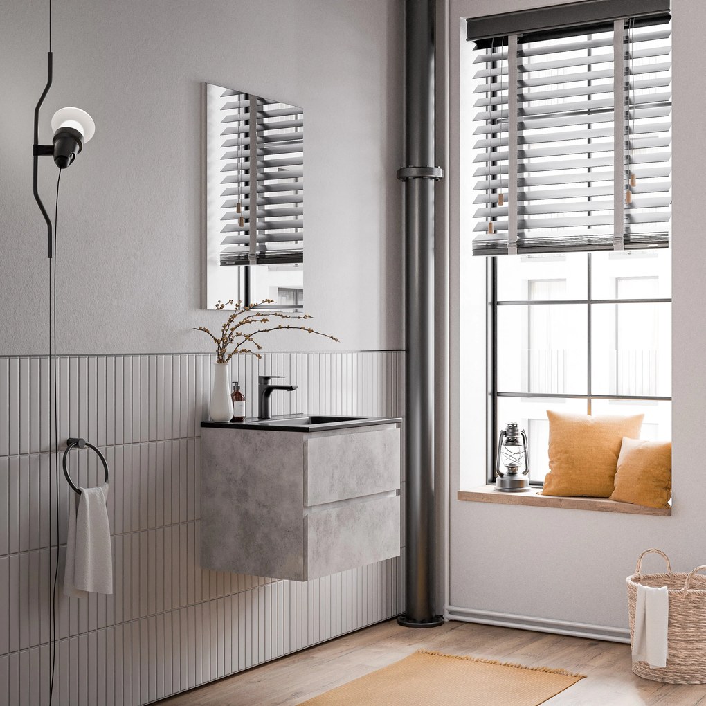 Szafka podumywalkowa AVA 60 cmZ ceramiczną umywalką