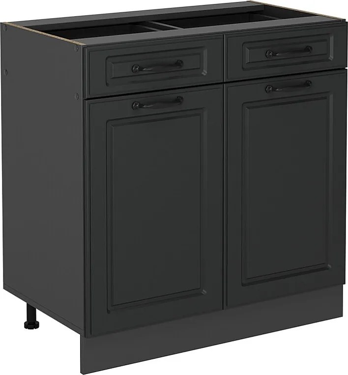 Szafka dolna do kuchni antracytowy domek wiejski 80x46x81.6 r-line