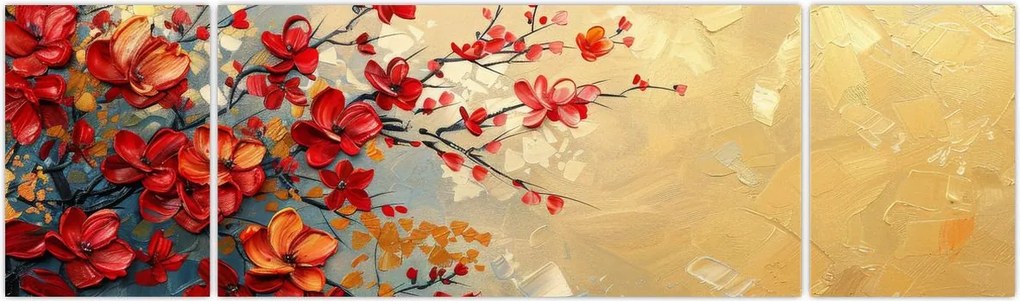 Obraz - Kwitnące drzewo (170x50 cm)