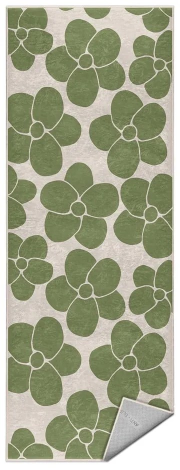 Zielony chodnik odpowiedni do prania 80x200 cm Green Meadow – Mila Home