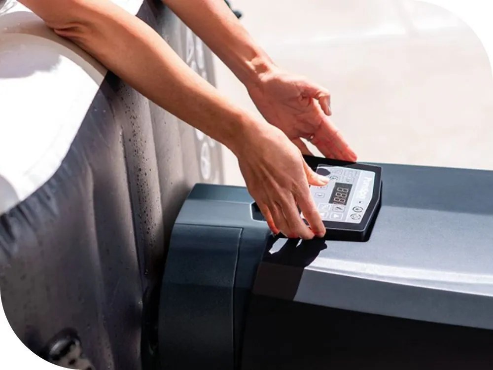 Jacuzzi ogrodowe dmuchane Intex 458, SPA 4-osobowe, WiFi, 120 dysz, 180 cm