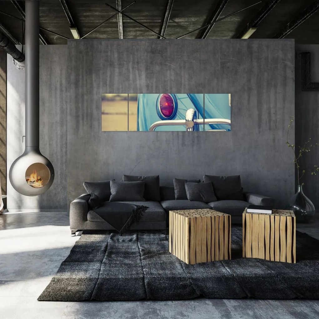 Obraz turkusowego weterana (170x50 cm)