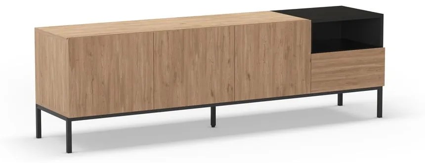 Szafka pod TV w naturalnym kolorze 180x55 cm Cailin – Marckeric