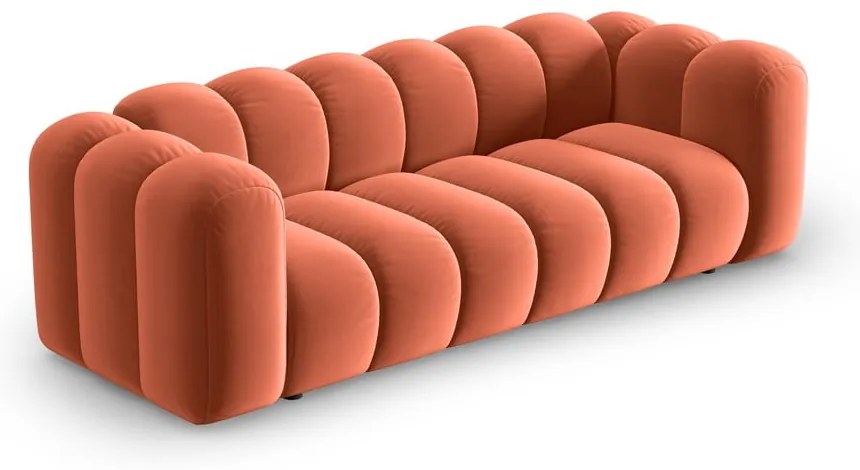 Różowa sofa 228 cm Lupine – Micadoni Home