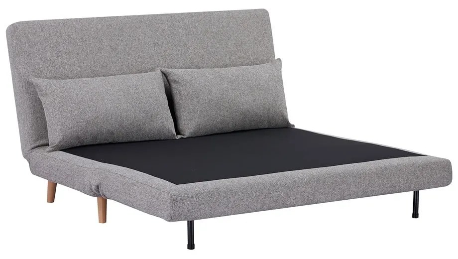 Szara rozkładana sofa 140 cm Marlow – House Nordic