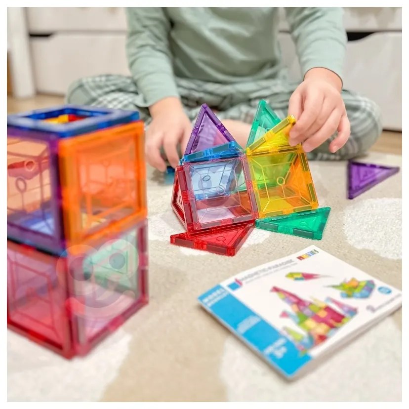 Woopie magnetyczne klocki konstrukcyjne montessori 3d