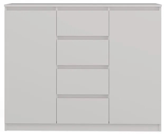 Komoda z 6 szufladami Malwa 2D4S/120 BIAŁY