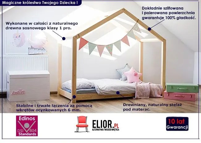Łóżko domek L4-D71