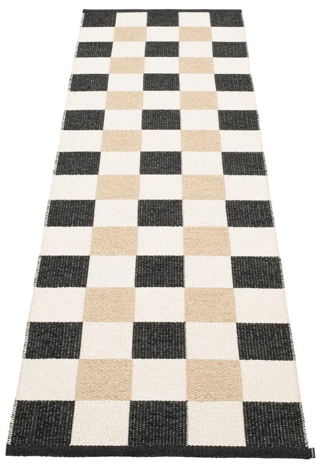 Czarno-kremowy chodnik odpowiedni na zewnątrz 70x240 cm Pix Black Vanilla – Pappelina