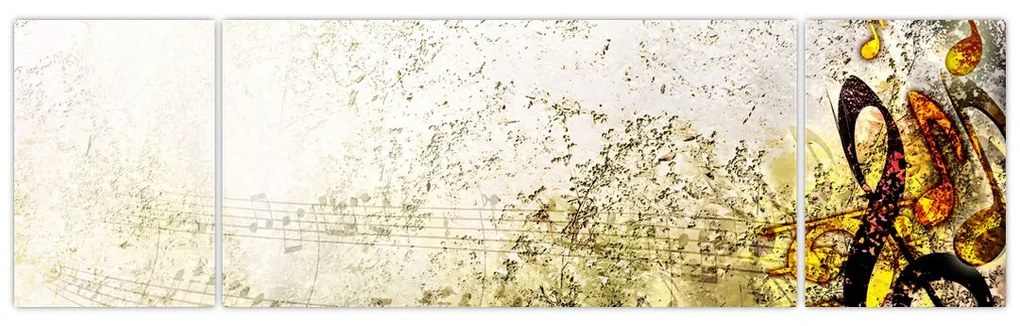 Obraz - Potęga muzyki (170x50 cm)