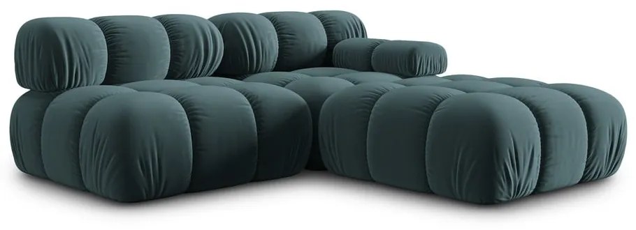 Morska aksamitna sofa 282 cm Bellis – Micadoni Home