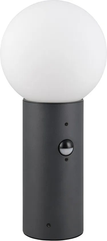 Lampa zewnętrzna typu słupek z czujnikiem ruchu ø 18 cm Mures – Trio