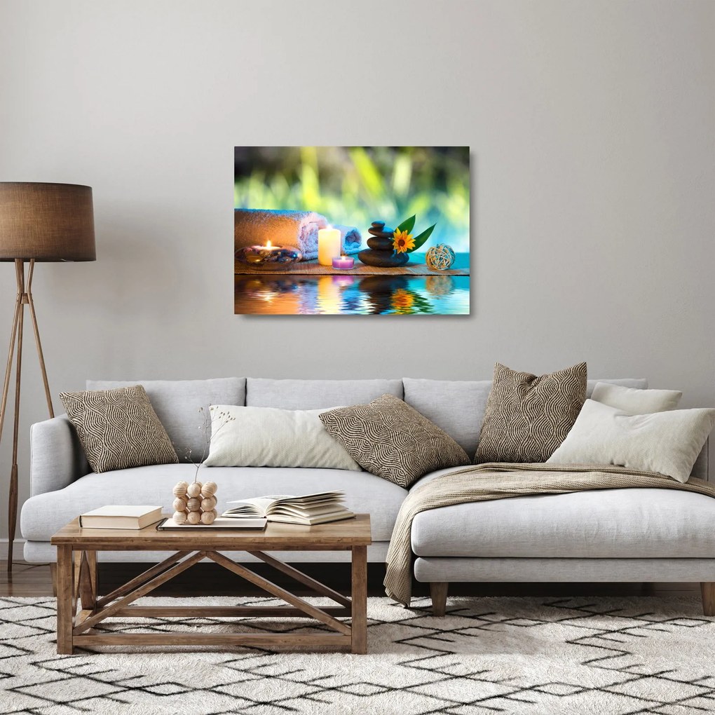 Obraz na szkle - Relaks (70x50 cm)