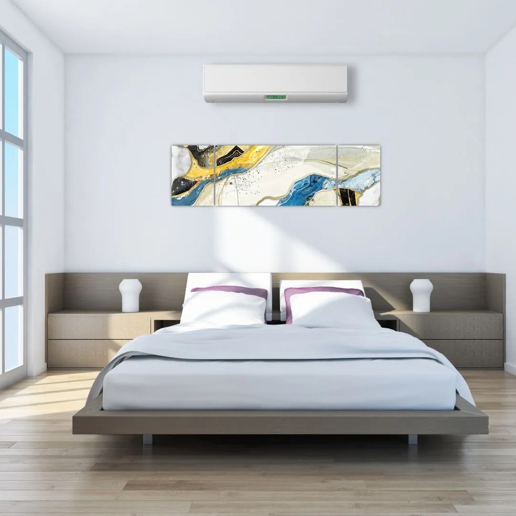 Obraz - Kolorowy marmur (170x50 cm)