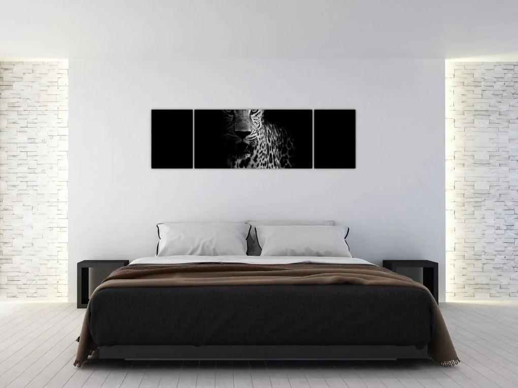 Obraz - Portret lamparta (170x50 cm)