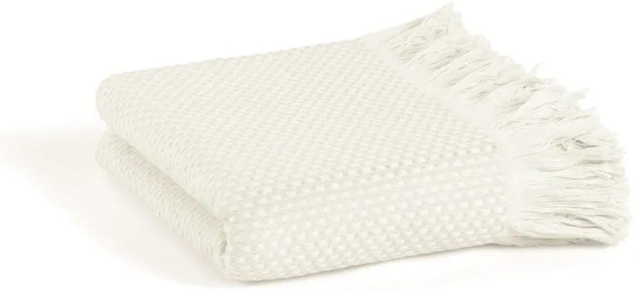 Kremowa narzuta z mieszanki tencelu 160x240 cm Fresno – Mijolnir
