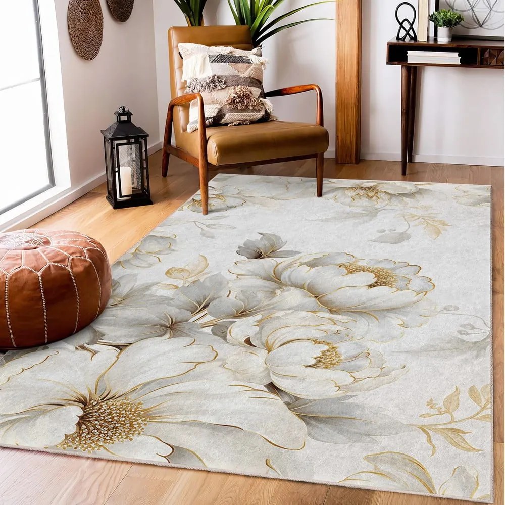 Kremowy dywan odpowiedni do prania 80x150 cm Soft and Gentle – Mila Home