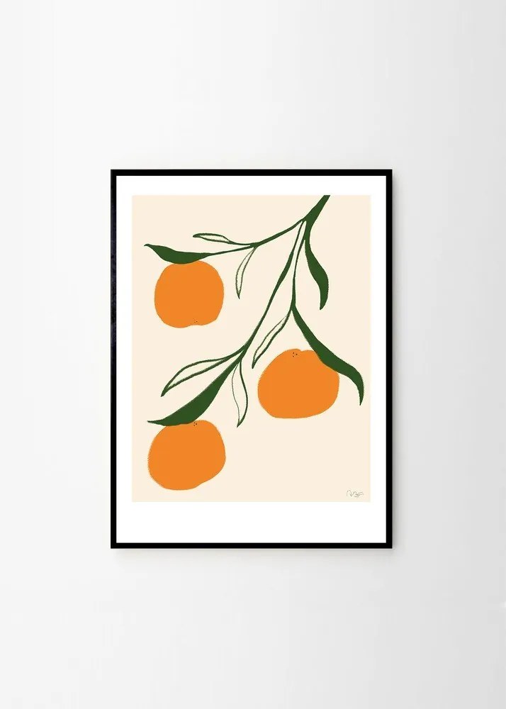Plakat 30x40 cm Orange – Anna Mörner – The Poster Club
