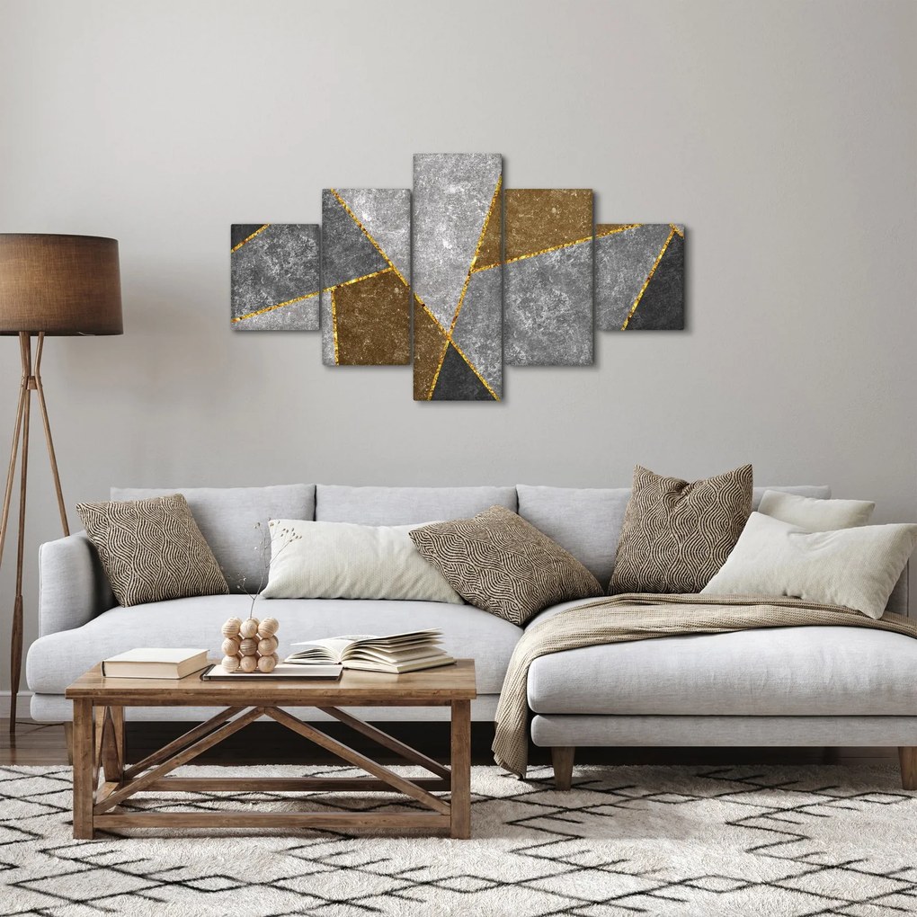 Obraz - Imitacja materiałów (125x70 cm)