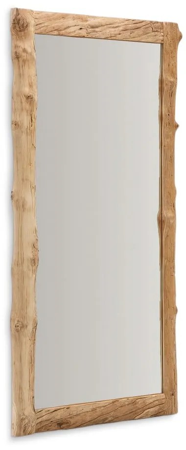 Lustro ścienne z drewnianą ramą 105x200 cm Ibro – Kave Home