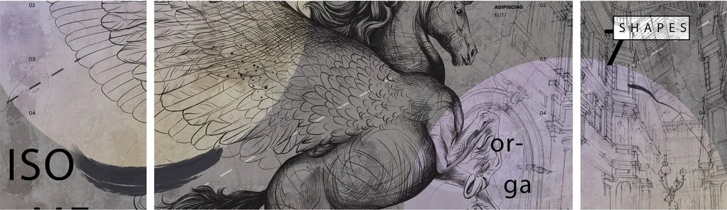 Obraz - Design (170x50 cm)
