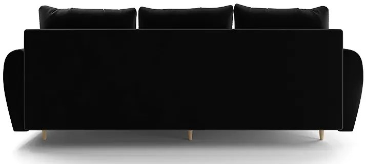 Czarna sofa rozkładana Z3-B11