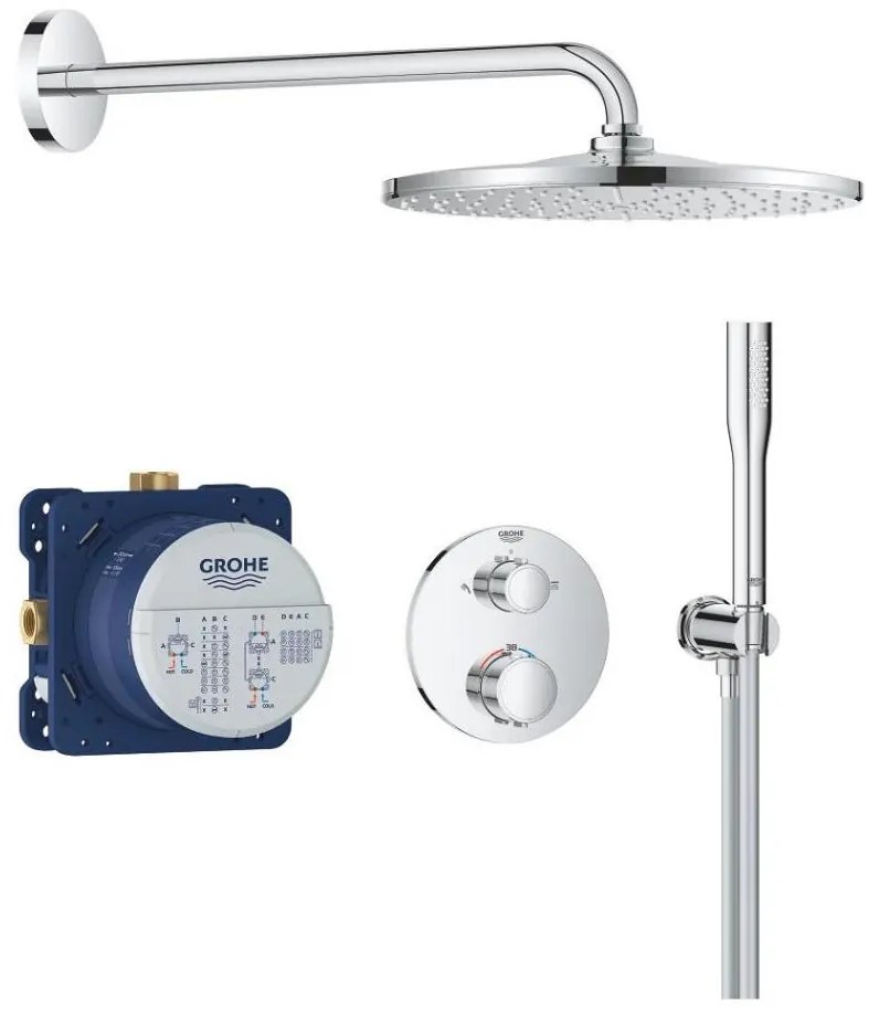 GROHE 34880000 - Podtynkowa statyczna bateria prysznicowa GROHTHERM SMARTCONTROL chrom