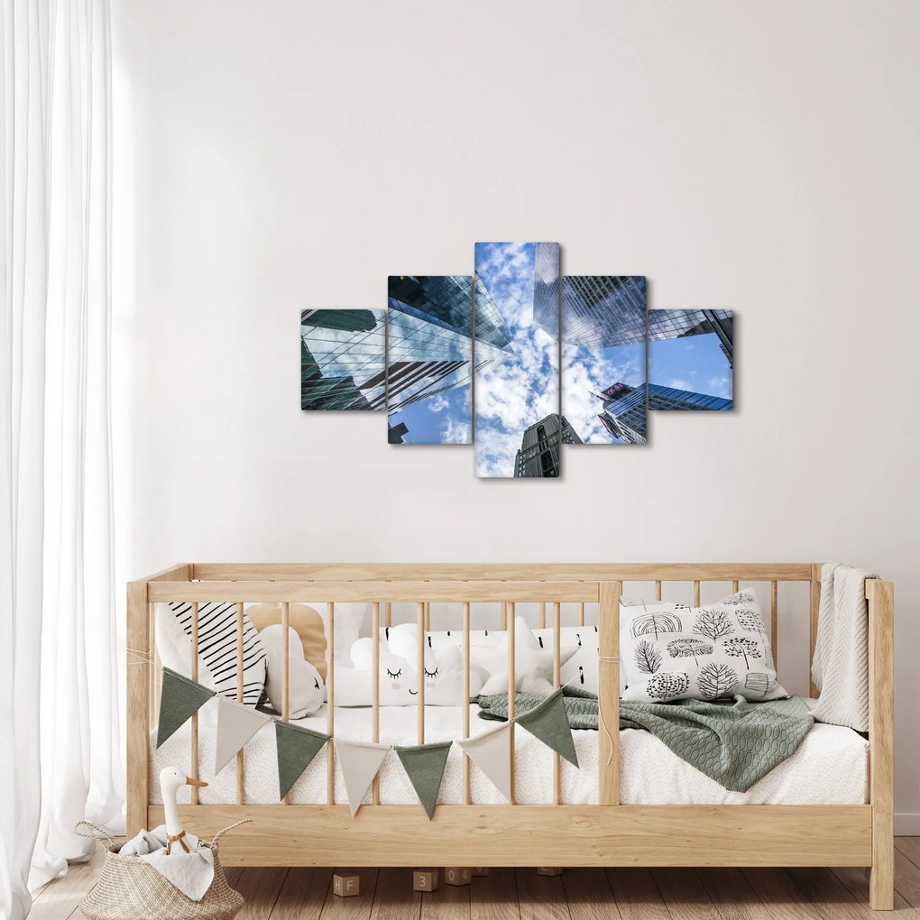 Obraz drapaczy chmur (125x70 cm)
