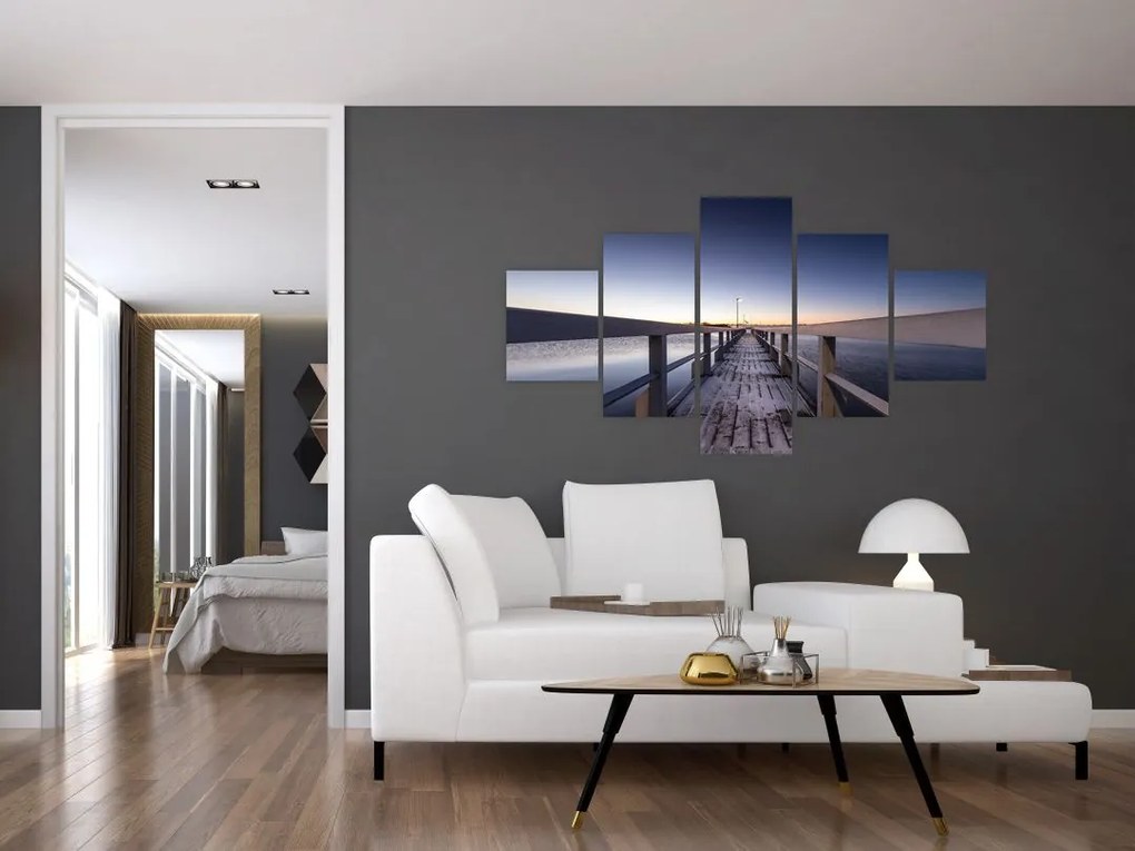 Obraz - Na molo (125x70 cm)